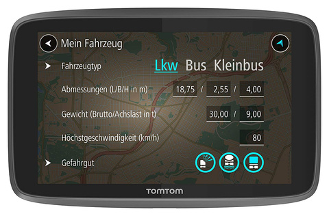 Tomtom Go Professional 6200 LKW-Navigationsgerät 6 Zoll Schwarz