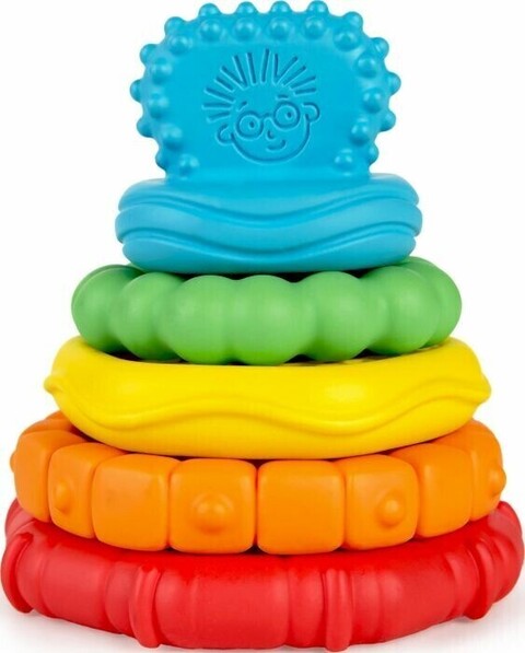 Baby Einstein Stack & Teethe™ Multi-Textur Beißring-Spielzeu