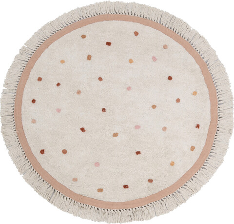 Tapis Petit Kinderteppich Valerie cream pink Ø 130 cm