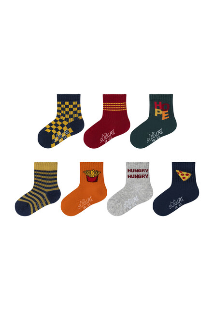 s.Oliver Rib Socks Baby originals organic 7pack Gr.: 15/18