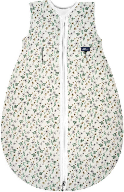 ALVI Mäxchen Thermo Petit Fleurs Winterschlafsack grün/weiß - Neu
