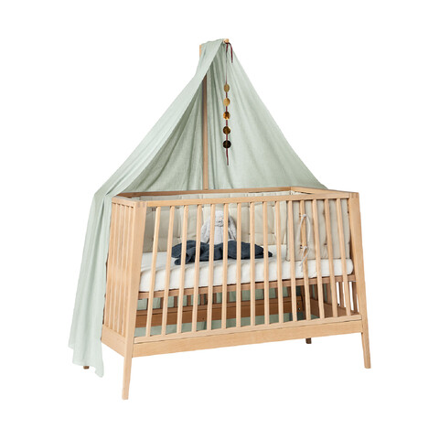 Leander Linea und Luna Babybett-Himmel, Sage Green