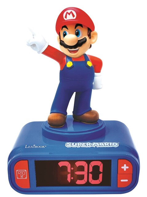LEXIBOOK Super Mario Wecker RL800NI mit 3D-Figur und Soundeffekten - Sehr gut