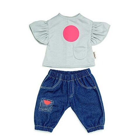 Skrållan Jeans & T-Shirt 45 cm – Puppenkleidung für 3+ Jahre - Wie neu