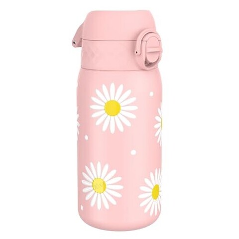 ion8 Kinder-Wasserflasche Edelstahl 400 ml rosa
