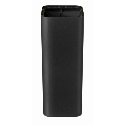 TKG Design-Abfallbehälter PURE ELEGANCE schwarz – 60L Stahlblech - Neu