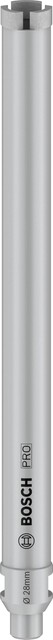 Bosch Diamantbohrkrone Standard for Concrete G 1/2", Ø 28 mm, 300 mm - Neu