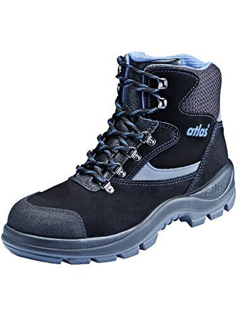 ATLAS ERGO-MED 735 XP ESD S3 Sicherheitsschuh, knöchelhoch, Nubukleder - Neu