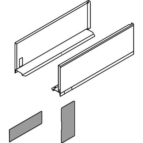 Blum LEGRABOX Zarge Höhe C 177 mm NL 550 mm links/rechts