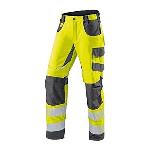 K?BLER PSA REFLECTIQ HOSE 2407 WARNGELB/ANTHRAZIT 94