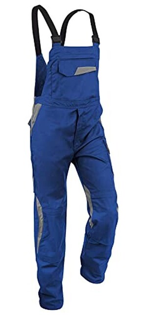 K?BLER VITA COTTON+ LATZHOSE 3 L47 KBL.BLAU/MITTELGRAU 28