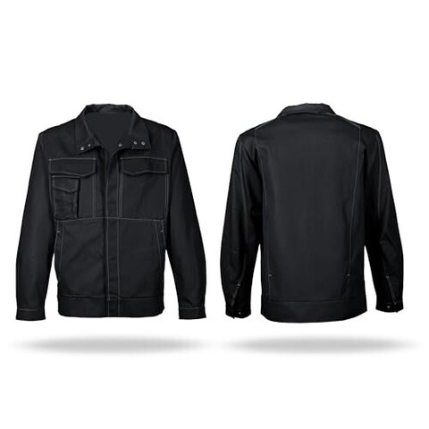 Kübler ORGANIQ Arbeitsjacke 1248 Schwarz Größe 62 - Neu