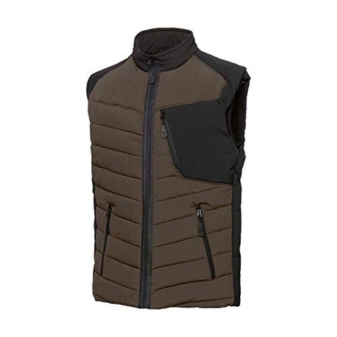 BP Outdoor-Thermoweste braun/schwarz Gr. M – Wasserdicht, warm, modern - Neu