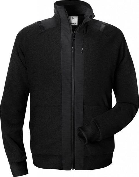 FRISTADS FLEECEJACKE 4921 GRF SCHWARZ (HERREN) M