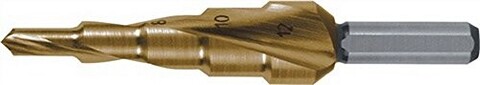 RUKO Stufenbohrer HSS-TiN spiralgenutet mit Kreuzanschliff 6-26,75 mm - Neu