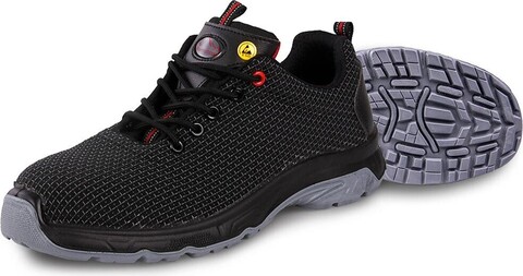 HASE CORDOBA S3 ESD-Sicherheitshalbschuh, metallfrei, anthrazit - Neu