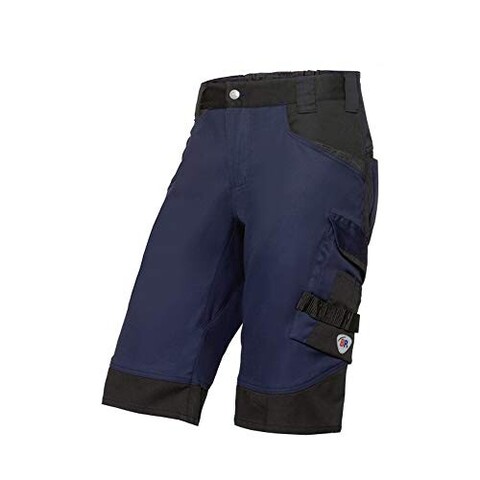 BP® Leichte Stretch-Shorts nachtblau/schwarz Gr. 50 – Arbeitsshorts - Neu