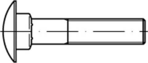 Reyher DIN 603 Flachrundschraube M6x30 Stahl 8.8 galvanisch verzinkt - Neu