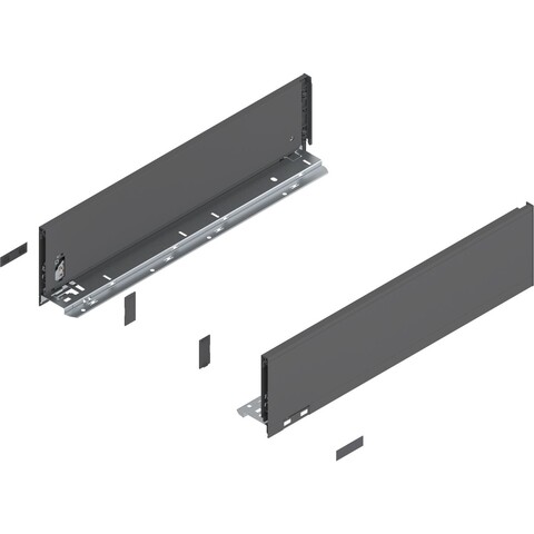 Blum LEGRABOX Zarge K 128,5 mm NL 450 mm links/rechts oriongrau - Neu