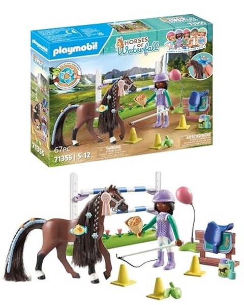 PLAYMOBIL® 71355 Zoe & Blaze mit Turnierparcours
