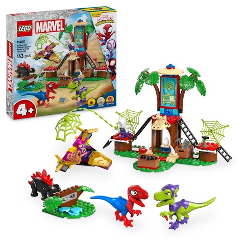 LEGO® Spidey und seine Superfreunde 11200 - Showdown am Baumhaus: Spidey-Rex vs. Gobby-Raptor