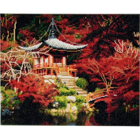 Craft Buddy CAK-A50 - Japanese Temple, 40x50cm Crystal Art Kit, Diamond Painting