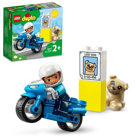 LEGO® DUPLO® 10967 Polizeimotorrad – Polizei-Spielzeug für Kleinkinder - Wie neu