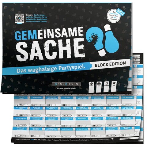 DENKRIESEN PARTYFIEBER GEMEINSAME SACHE Block Edition Partyspiel - Wie neu