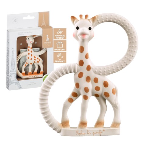 Sophie la girafe® Beißring weich – Naturkautschuk, weiße Verpackung - Wie neu