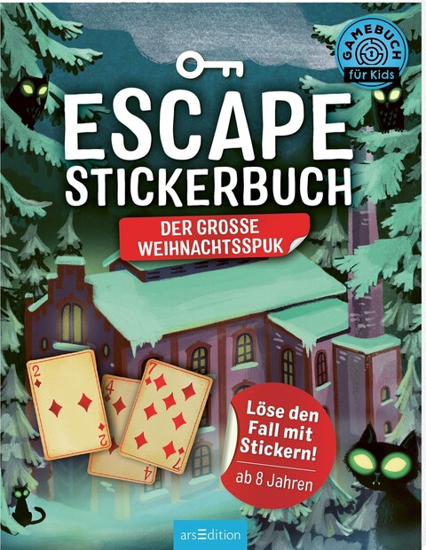 Escape-Stickerbuch – Der große Weihnachtsspuk | arsEdition - Wie neu