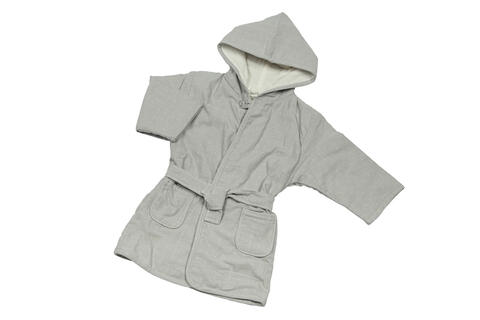 Be Be's Collection Bademantel grau Größe: 80/86