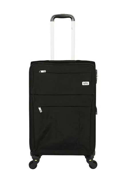Globetrotter Massholder 4-Doppelrollen-Trolley Weichgepäck schwarz - Neu