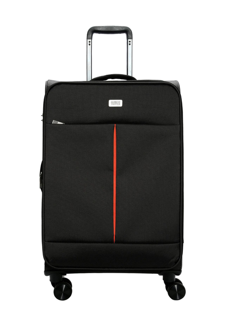 GLOBETROTTER GLOTTER 4-Doppelrollen-Trolley schwarz