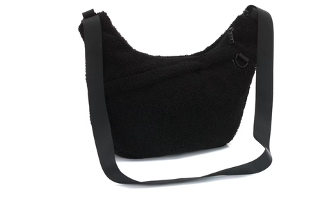 Fillikid Wickeltasche Daybag Teddyplüsch schwarz