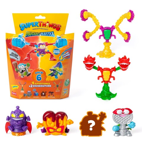 SuperThings Mutant Battle Exoskeleton Set – 6 Figuren von Magicbox - Neu