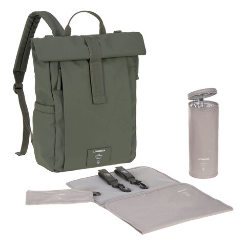 LÄSSIG Wickelrucksack Rolltop  Up Backpack olive