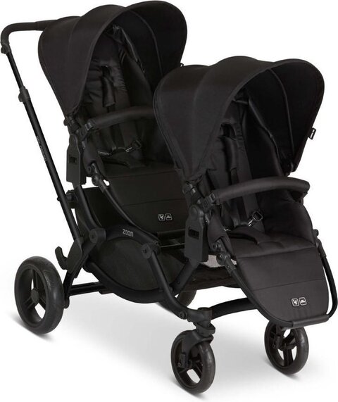 ABC Design Geschwisterwagen Zoom schwarz