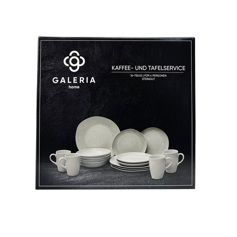 Galeria Home Kaffee- und Tafelservice 16-tlg. Steingut