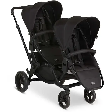 ABC Design Geschwisterwagen Zoom Black/Black