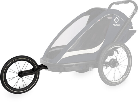 Hamax Jogger Kit Breeze Fahrradanhänger-Umrüstset schwarz