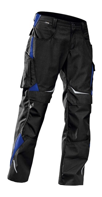 Kübler Pulsschlag Hose 2324 Schwarz/Kornblumenblau Größe 31 - Neu