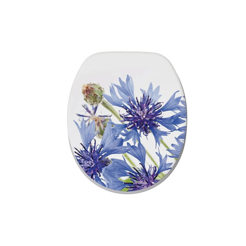 Duschwell WC-Sitz Soft Touch mit Absenkautomatik Kugelblüte - NEU