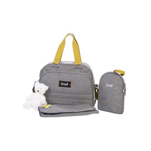 Baby on Bord Wickeltasche Urban Classic grau