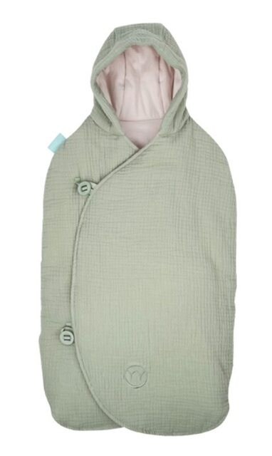Najell Babyoverall Agave Green – Allwetter-Fußsack für Neugeborene
