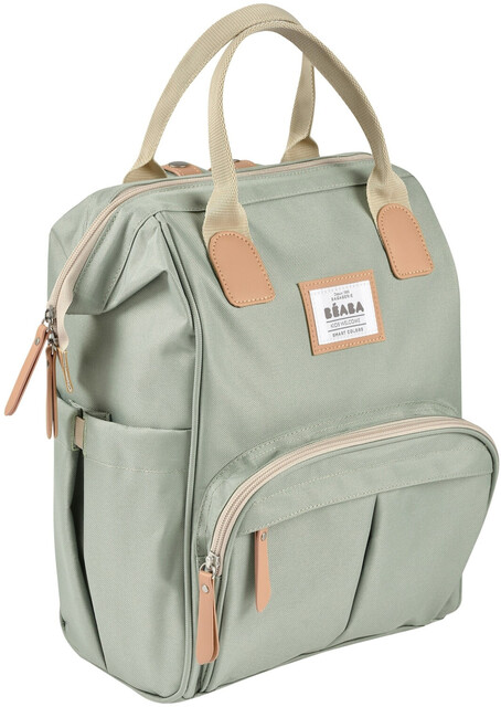 Beaba Wellington Wickelrucksack Salbeigrün – Praktischer Baby-Rucksack
