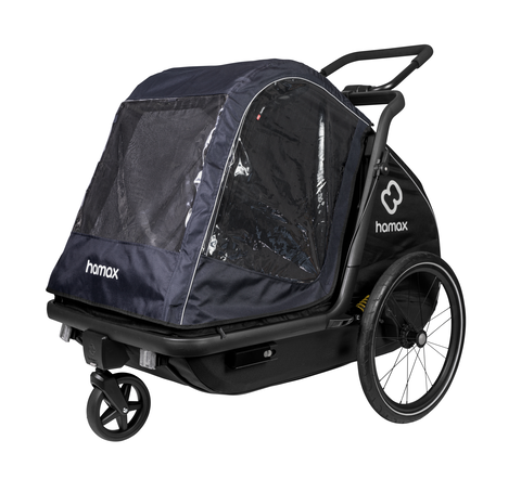 Hamax Regenschutz Pluto L Navy blue/Black – Fahrradanhänger-Zubehör - Neu