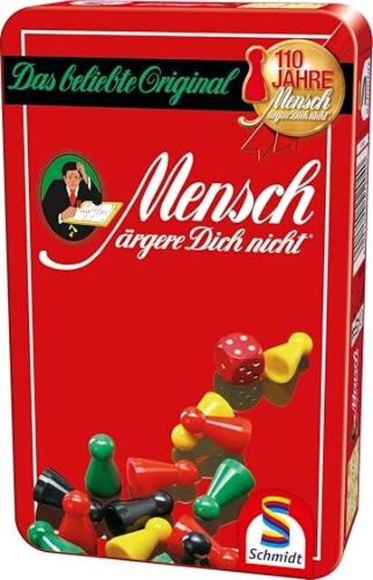 Mensch ärgere Dich nicht® Reisespiel in Metalldose von Schmidt Spiele - Gut