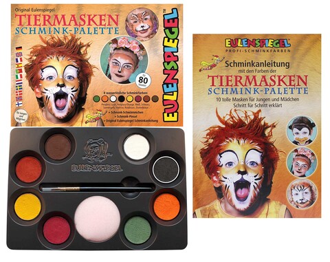 EULENSPIEGEL Kinderschmink-Set - Schminkfarben - 8er Pack - 28 ml - Image 4