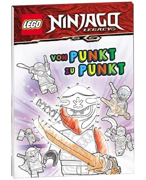 LEGO® NINJAGO® – Von Punkt zu Punkt: Malbuch für Kinder ab 6 Jahren - Wie neu