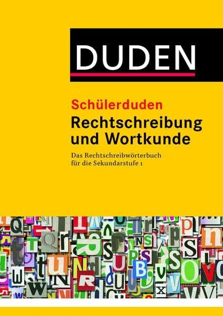 Schülerduden Rechtschreibung und Wortkunde